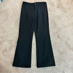 Snozu black fleece lined winter snow pants Sz M